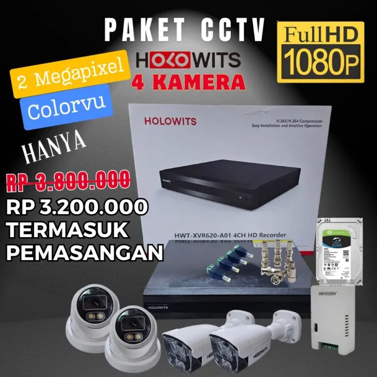 Mengapa memilih Paket CCTV Holowits?